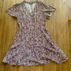 Floral V-Neck Dress